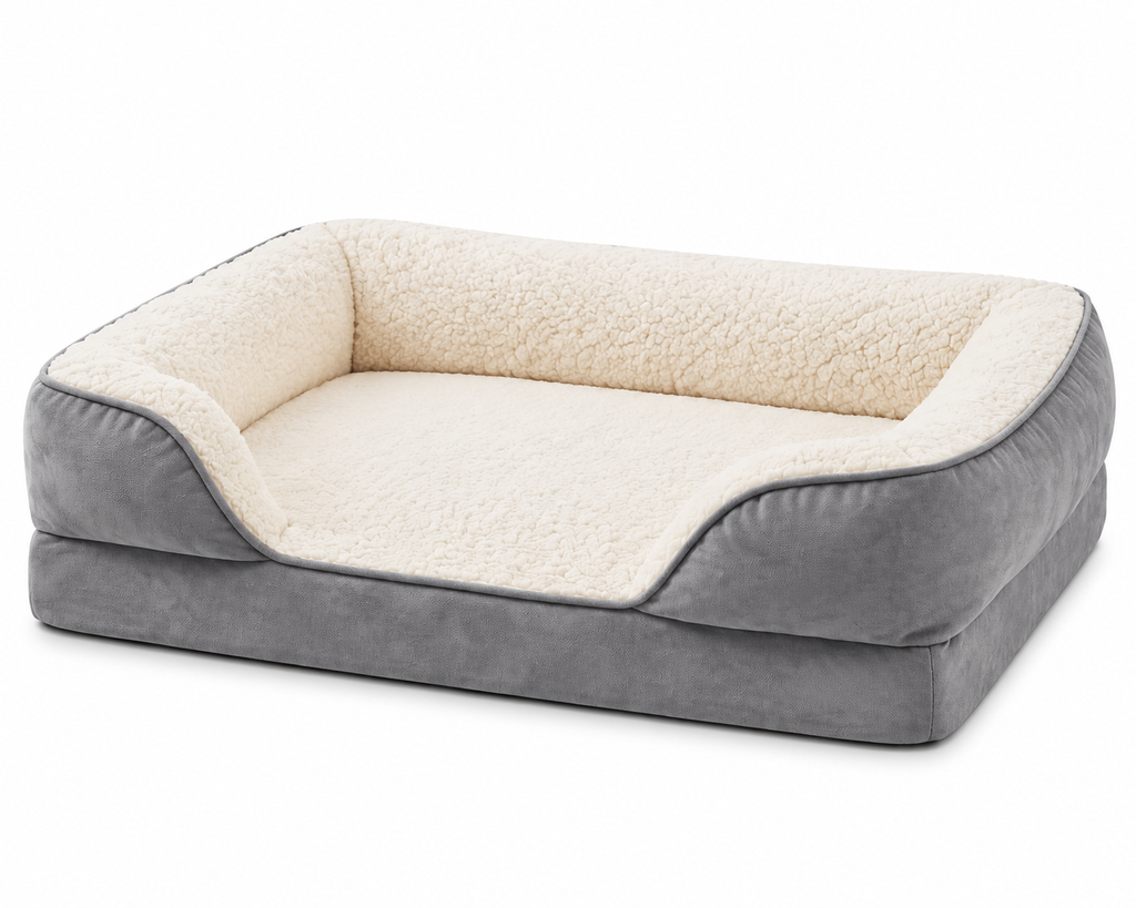 fallinwell™ Luxury Sherpa Blanket Dog Bed 🐾